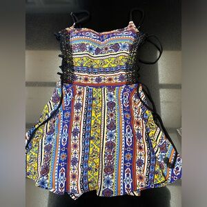 Anne Cole studio one piece skirt and side tied swimwear